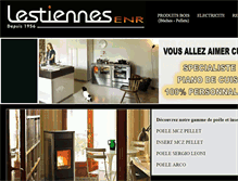 Tablet Screenshot of lestiennes.com